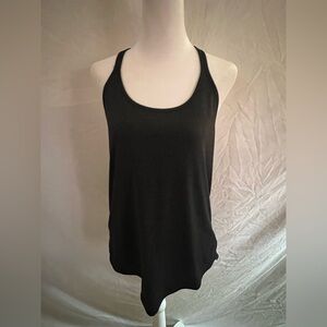 IcyZone Black Workout T-Back Tank Top